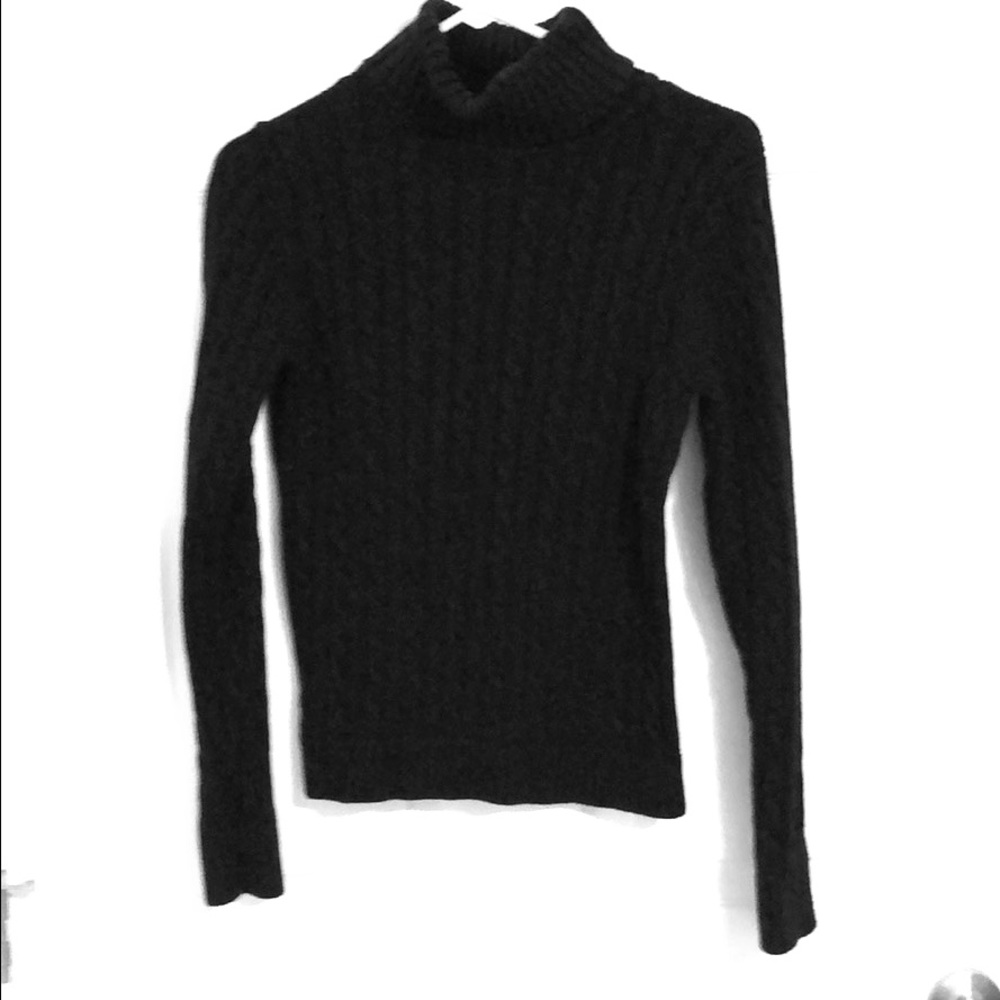 Cable knit sweater